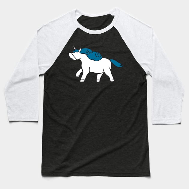 Unicorn In Daily Life Baseball T-Shirt by KsuAnn